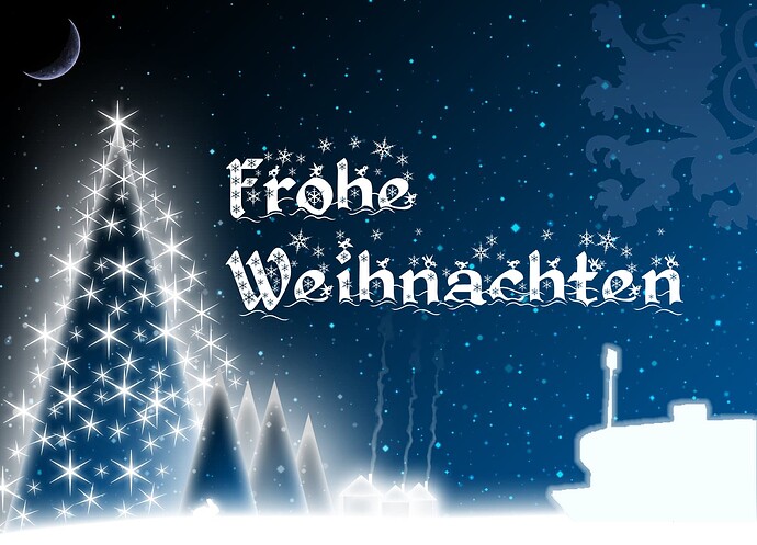 frohe weihnachten