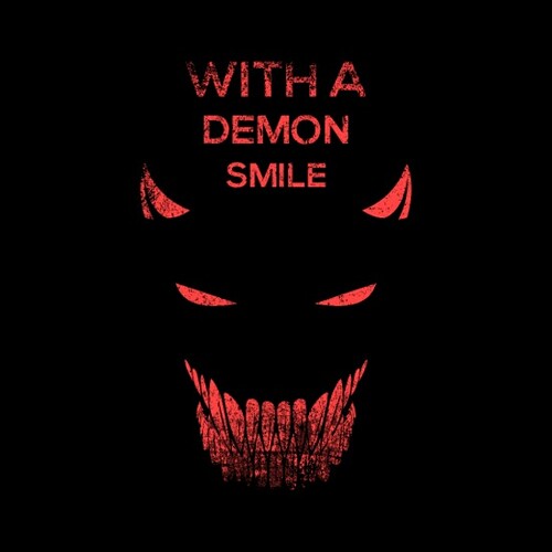 With A Demon Smile - Occult Gothik Satanic' Männer T-Shirt ...